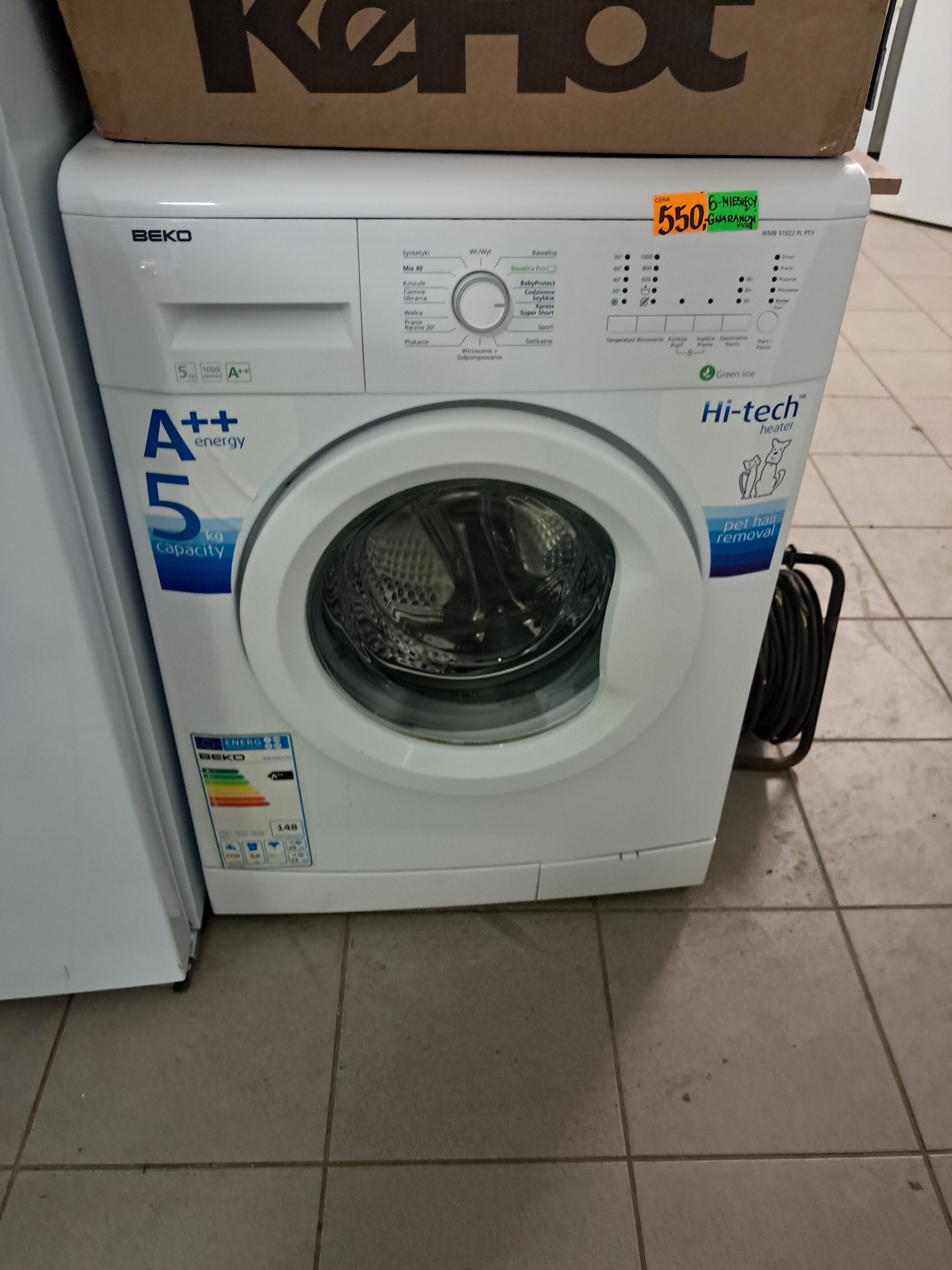 BEKO WMB 51022 PL PTY